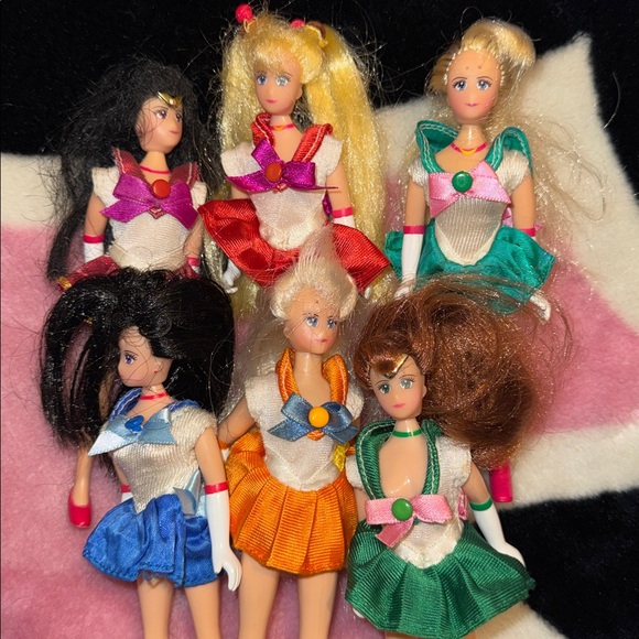 Sailor Moon Other - Vintage 90s Sailor Moon Dolls Set